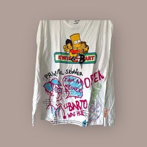 The Simpsons Long Sleeve Tee featuring Bart and Friends.